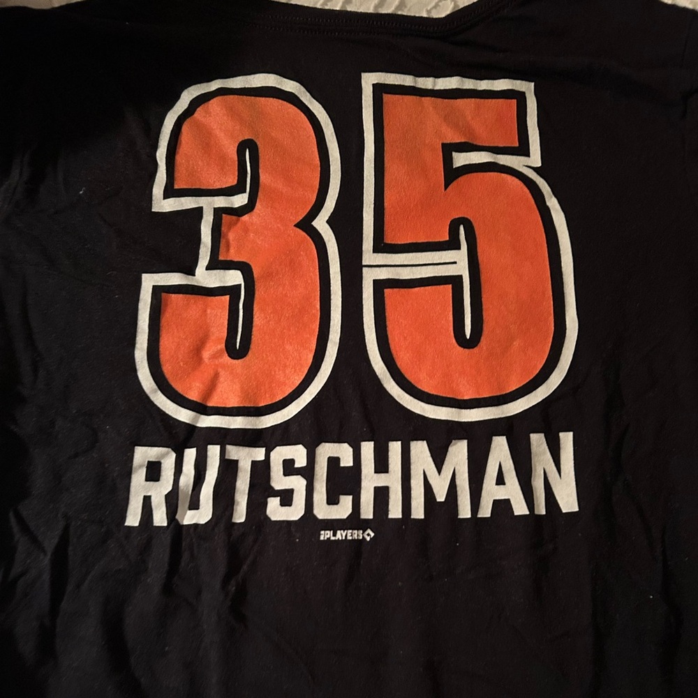Baltimore Orioles Fanatics Women’s Large V-Neck Short Sleeve T-Shirt Rutschman
